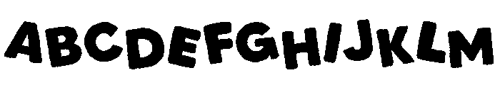 Les Flos Chaos Font UPPERCASE