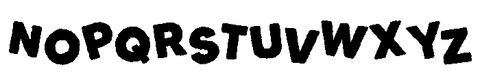 Les Flos Chaos Font UPPERCASE