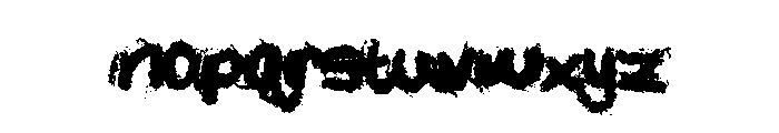 Less Dead Font UPPERCASE