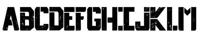 Lethal Injection Scuffe Regular Font UPPERCASE