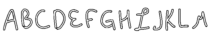 Letra Utra Invesil Regular Font UPPERCASE