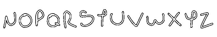 Letra Utra Invesil Regular Font UPPERCASE