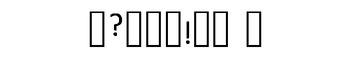 Letras Dactilares Regular Font OTHER CHARS