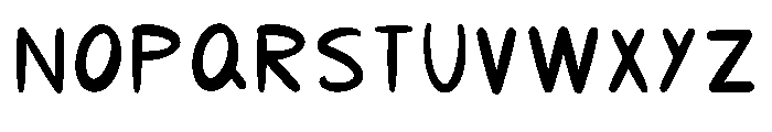 Letritas De Lu Regular Font UPPERCASE