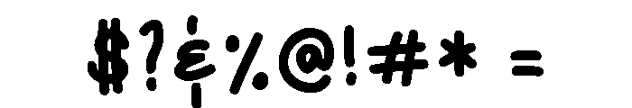 Lets Gaux Regular Font OTHER CHARS