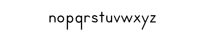Let's Trace basic Font LOWERCASE