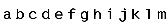 Letter Gothic Line Font LOWERCASE