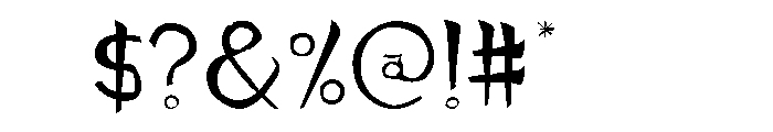 Letter Sseungi Font OTHER CHARS