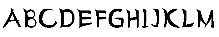 Letter Sseungi Font UPPERCASE