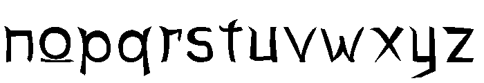 Letter Sseungi Font LOWERCASE
