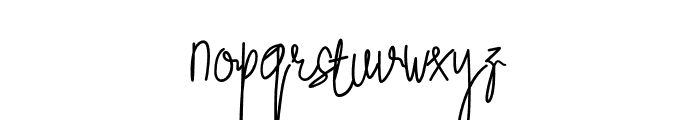 LetteredRegular Font LOWERCASE