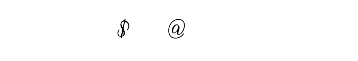 LetterlineDemo Font OTHER CHARS