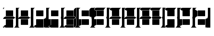 Letters Laughing Dissection and Destruction Font LOWERCASE