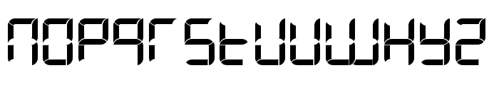 Letters Laughing by Quantized and Calibrated Font UPPERCASE