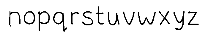 Lettertype Mies Regular Font LOWERCASE