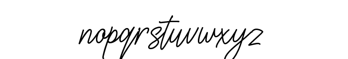 Lettia Script Font LOWERCASE