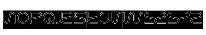 Letting The Cabble Sleep-Hollow Font UPPERCASE