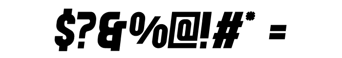 Leverkusen Free Personal Use 2 Font OTHER CHARS