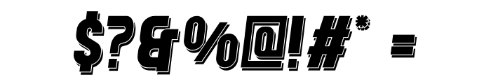 Leverkusen Free Personal Use 3 Font OTHER CHARS