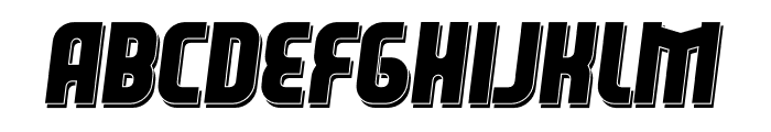 Leverkusen Free Personal Use 3 Font UPPERCASE