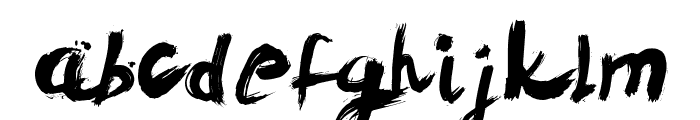 LeviBrush Font LOWERCASE