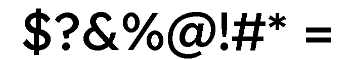 Lexend Schoolbook Font OTHER CHARS