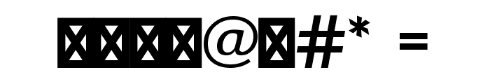 Lexlox Font OTHER CHARS