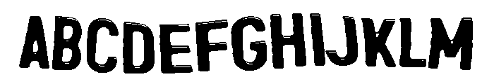 Lezat Font UPPERCASE
