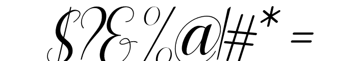 lesley lovely Italic Font OTHER CHARS
