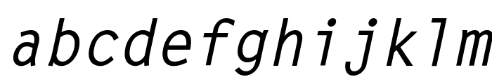 Lechter Bold Italic Font LOWERCASE