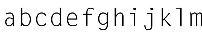 Lechter Normal Font LOWERCASE