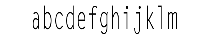 Lechter Thin Normal Font LOWERCASE