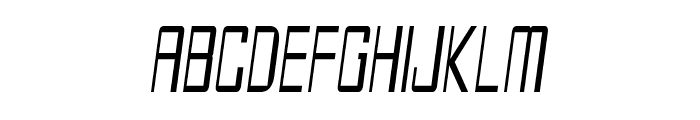 Leftus-CondensedItalic Font UPPERCASE