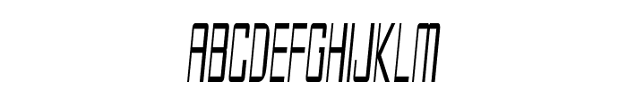 Leftus-ExtracondensedItalic Font UPPERCASE