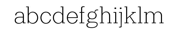 Lehigh Personal Light Font LOWERCASE