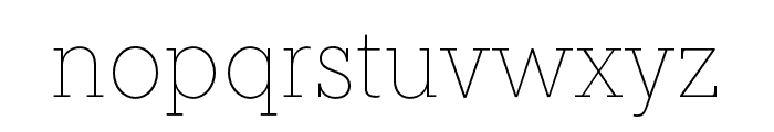 Lehigh Personal Thin Font LOWERCASE