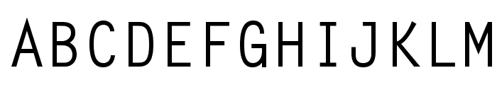 LetterGothicStd-Bold Font UPPERCASE
