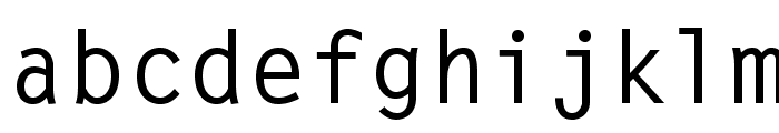LetterGothicStd-Bold Font LOWERCASE