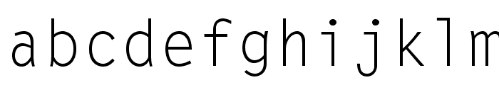 LetterGothicStd Font LOWERCASE