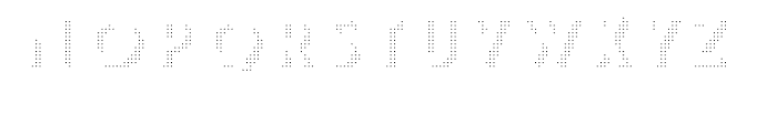 Le Havre Layers Shadow Dotted Font LOWERCASE