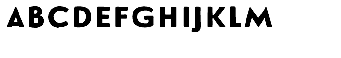 Le Havre Rough Primary Font LOWERCASE