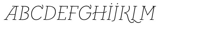 LeanO FY Light Italic Font UPPERCASE