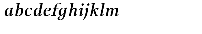 Lectio B Semi Bold Italic Font LOWERCASE