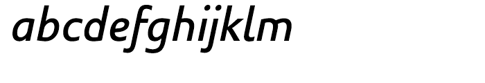 Legal Medium Italic Font LOWERCASE