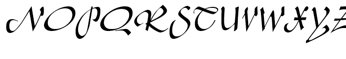 Legende Regular Font UPPERCASE