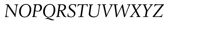 Leighton Light Italic Font UPPERCASE