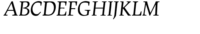 Leipziger Antiqua Italic Font UPPERCASE
