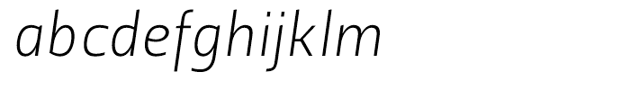 Leitura Sans Italic 1 Font LOWERCASE