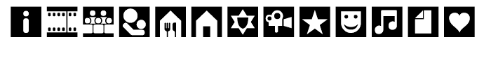 Leitura Symbols Dingbats Font UPPERCASE