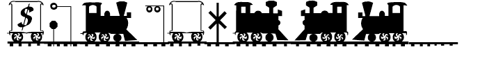 Letter Train Bold Italic Font OTHER CHARS